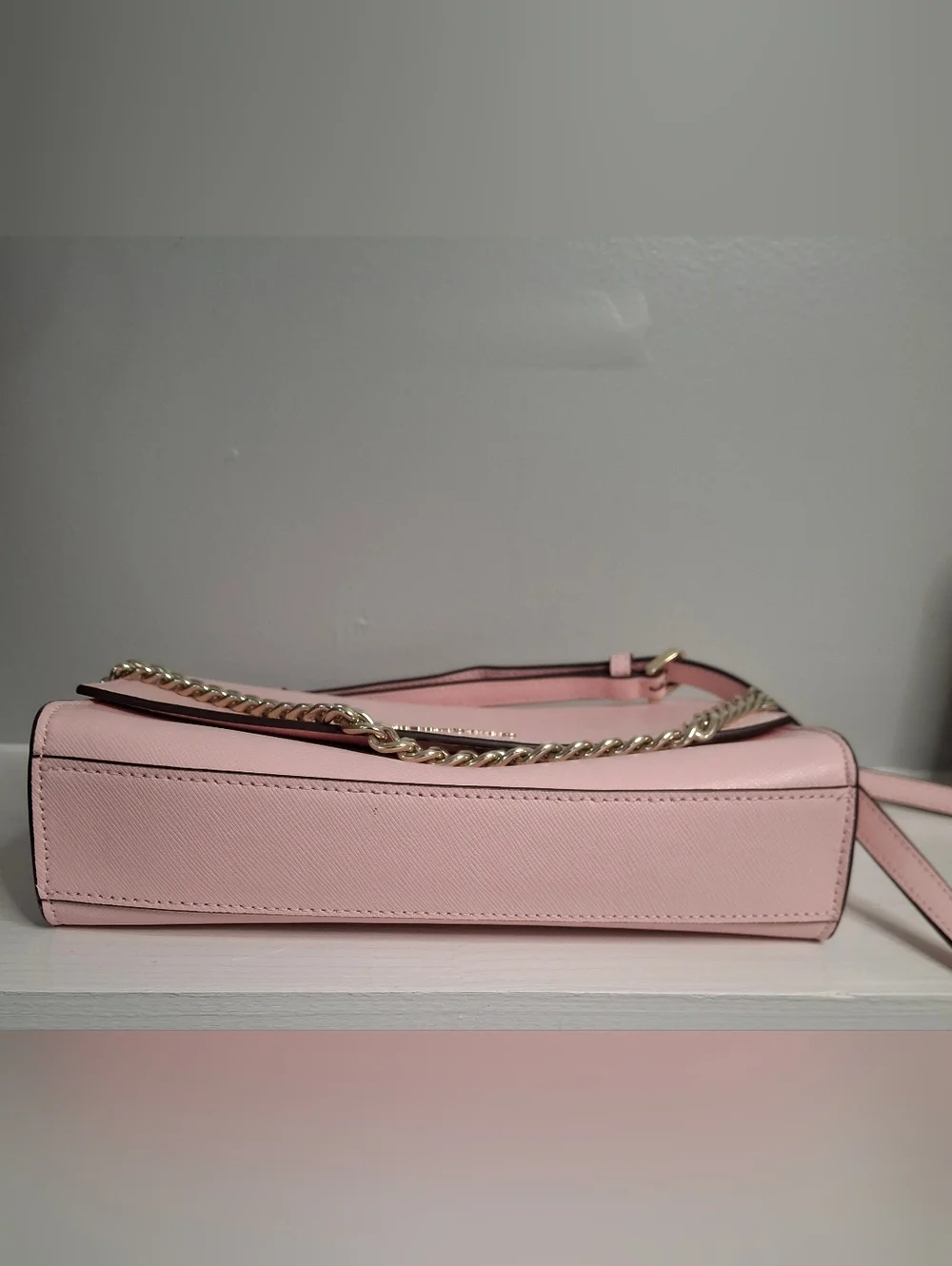 Kate Spade Pink Saffiano Leather Convertible Crossbody Bag NWOT